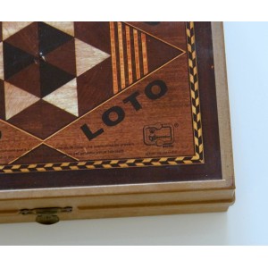 Ancien jeu de Loto Garnier Garlin avec cartons, pions, règle du jeu