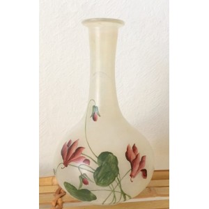 Vase verre opaque vintage...