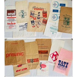 TATI  12 sacs publicitaires édités à l'occasion du cinquantenaire