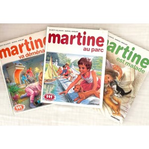 3 albums Martine, années...