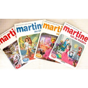 4 albums Martine, années...