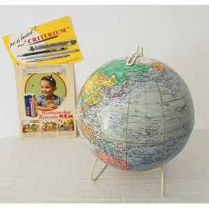 Globe terrestre 60s Girard,...