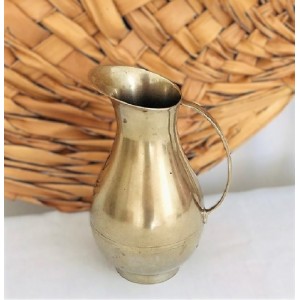 Vase Pichet vintage en laiton